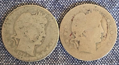 Barber quarters pieces no - 2,