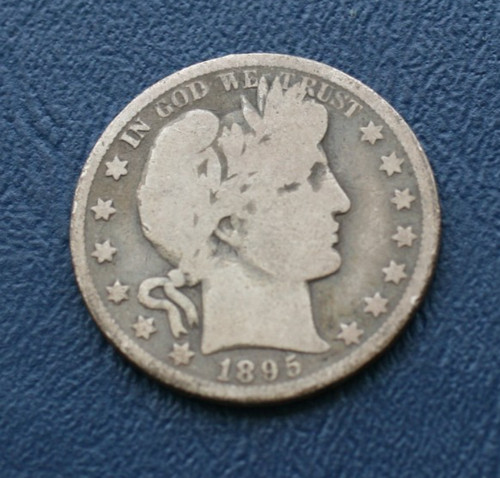 1895 barber silver - 1895, half